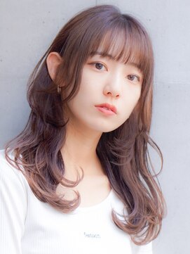 ヘアーリゾートガーデンヴェール(Hair Resort Garden VERT) 大人可愛い☆顔周りレイヤー×アンティークピンクベージュ