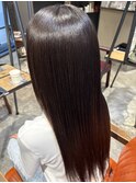 髪質改善ストレート艶感ストレート顔周りレイヤー