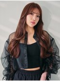 韓国風レイヤー/韓国風ヘア/髪質改善/透明感カラー