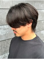 ヒュイル バイ ニアウ(Hwyl by Niau)&nbsp;メンズマッシュセンターパートスパイラルパーマニュアンスパーマ