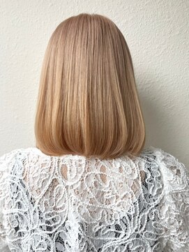 カバーヘアアンドスパ ブリス 浦和(COVER HAIR&SPA bliss) ハイトーンカラー×外国人風透明感◎小顔レイヤーカットp浦和