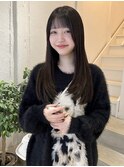 ダークブラウン×ロングヘア