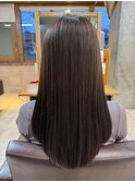 髪質改善/艶髪/柔らかベージュ/グレージュ/透明感カラー
