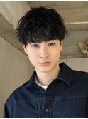 men's/メンズカット/マッシュ/波巻きツイストスパイラル