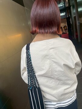 ガリカ 大名(Gallica) 外ハネボブにエンドカラーのアクセント☆