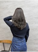 ワンカールレイヤー×グレージュ/レイヤーカット/20代30代/40代