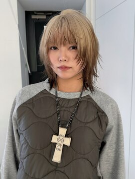 ノラ シンディ(NORA CYNDY) 裾カラー エンドカラー デザインカラー ハッシュカット