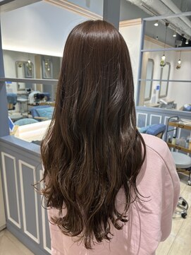アミュレ ヘア サロン(Amule hair salon) 明るめショコラブラウンロングヘア梅ヶ丘美容室カラーがうまい