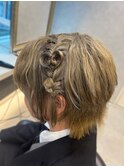 髪の毛ハート