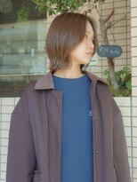 サロン シー(salon sea) salon sea とわ 柔らかカラーくびれボブ