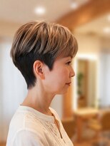 クロム(CHROM) 40代50代60代ショート/白髪ぼかし/ハイライト/髪質改善/入間