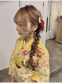 ヘアセット　ヘアアレンジ　卒業式ヘアセット