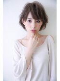 大人可愛いひし形ハイライトボブ☆