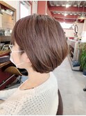 耳かけハイライトショートボブ【Ruufus恵比寿渋谷】31576