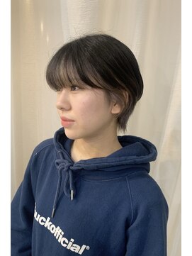 スイート ヘアデザイン(Suite HAIR DESIGN) ショートヘア インナーカラー ホワイトベージュ