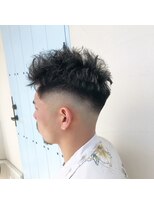 ニコ ヘアリラクゼーション(Nico hair relaxation)&nbsp;メンズカット襟足すっきりソフトモヒカンスキンフェード