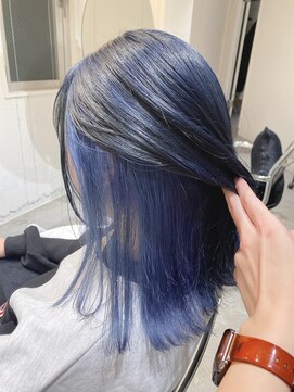 ストレータ バイ マリオ(Strata by mario) 【mami】インナーカラー×ブルー