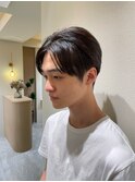前下がりイケメンスタイル