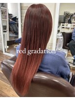 アーチフォーヘア 心斎橋店(a-rch for hair) red gradation
