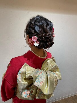 ルチカ(Luccica) 【Luccica】着付 ×ヘアセット ダウンシニヨン