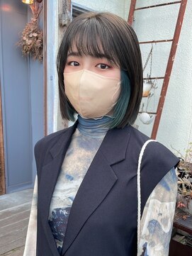 ユイマァル 倉敷(YUIMARL) オリーブグレージュ×イヤリングカラー