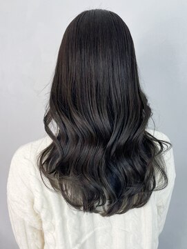 アイティーバイアルバム 松戸店(IT by ALBUM) ダークアッシュ_斜めバンググレージュカラーシルキー_ba441321