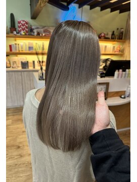 スカイ(SKY) 30代でも透明感抜群カラー　福井髪質改善トリートメント