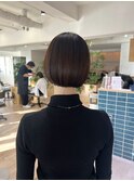 【OceanHair&Life田中愛梨】襟足ギリギリ切りっぱなし！ミニボブ