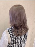ミルキーパールピンク×ハイトーン×韓国ガーリー巻き
