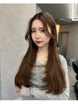 ボタン ハカタ(VOTAN hakata) 博多/福岡/韓国ヘア/前髪顔周りカット/レイヤー/ブラウンカラー