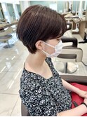 涼しげ耳掛けショート