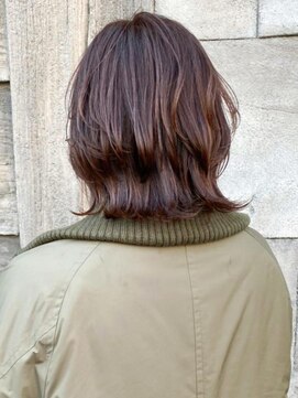 イチゴイチ(151e) 【151e_戸塚】*くびれボブ+モーブブラウン*