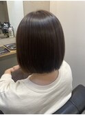 丸みのあるボブ