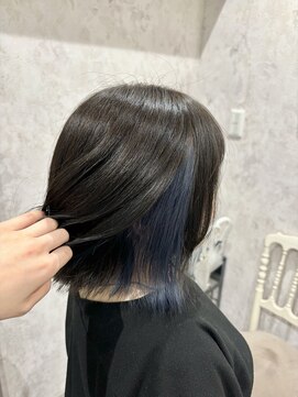 ディーヴァヘアーエズ(DIVA hair Eze) 【yui】イヤリングカラー×ブルー