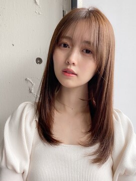 エトラ 渋谷店(etora) ◎前髪アンブレラカラーこなれミディ イメチェン ウェーブパーマ