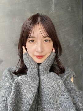 アンガーデン(Une GARDEN) 小顔似合わせカットフェミニンメルティカラーウェーブミディアム