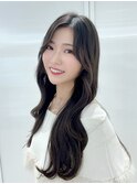 韓国カット/韓国ヘア/顔周りカット/レイヤーカット/前髪カット
