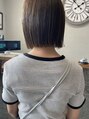アグ ヘアー トニト 野幌セリオ店(Agu hair tonit) ベージュカラーとぷつっとボブ