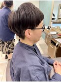 刈り上げマッシュショート