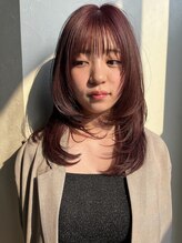 チル(Chill) chill/ミディアムレイヤー×ピンクラベンダー