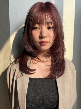 チル(Chill) chill/ミディアムレイヤー×ピンクラベンダー