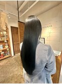 ロング×ブルーブラック