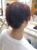 デイズ(DAYS)&nbsp;ツーブロック/パーマ/赤/レッド系カラー