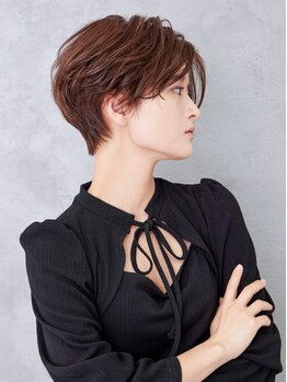 ヘアーカッティングガーデン ジャック モアザン 梅田店の写真/オーダーが多い《ショートボブ》。骨格を見極め、360度どこから見ても綺麗なショートボブを作ります◎
