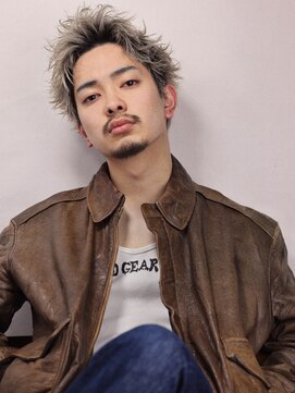 アンサー 渋谷(ANSWER) 大人ショートアップバングツーブロックスパイキーショート