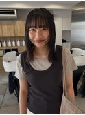 ミディアムレイヤー/西永/enu河原町/京都美容室
