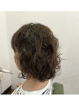 美容室プレスト 前田店 ミディアムパーマ