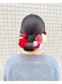 卒業式ヘアセット