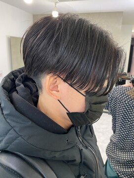 エルマーク 豊中(L-MARK) センターパート/ニュアンスパーマ/カルマパーマ/men's