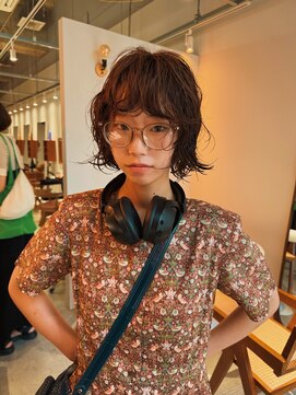 ルッチ 立川(LUCCI) 【HIDETO】ニュアンスパーマ/顔周りレイヤー ボブパーマ